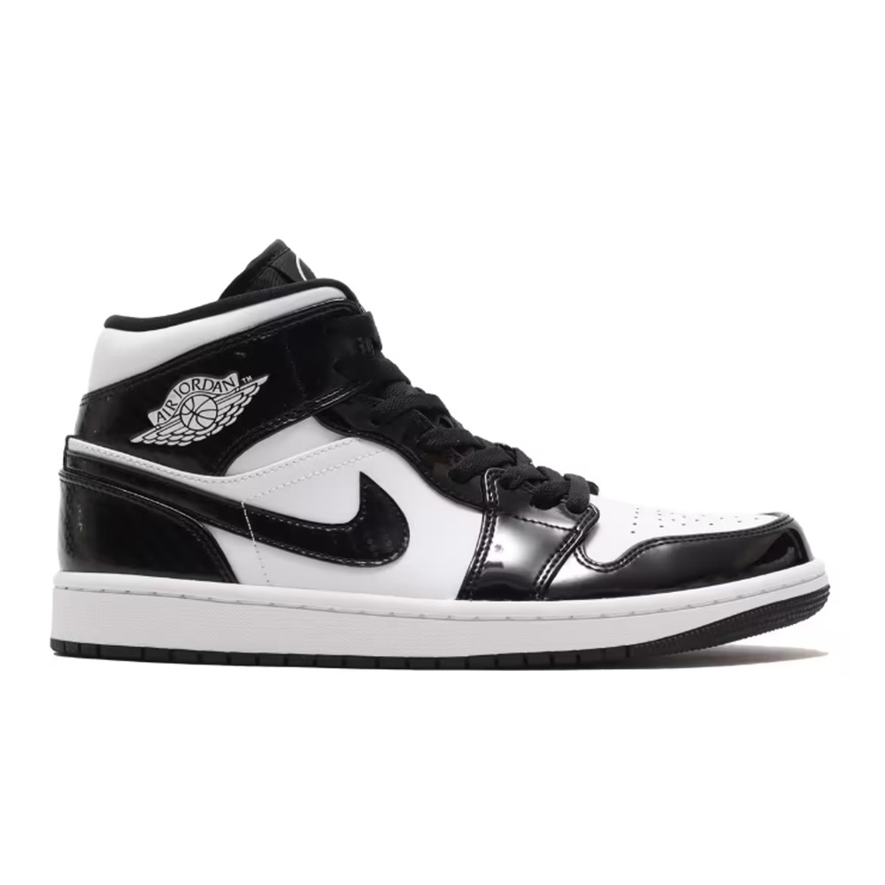 Nike Air Jordan 1 Mid SE ASW Black/White Carbon Fiber Men's Sneakers Size 14 NEW